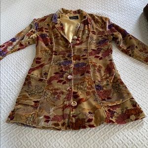Shihreen size L velvet coat